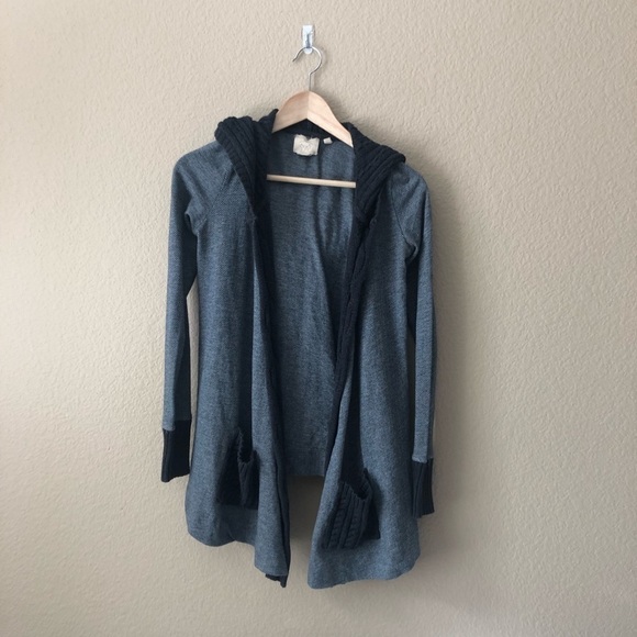 Anthro Vanessa Virginia Open herringbone cardigan - Picture 4 of 8